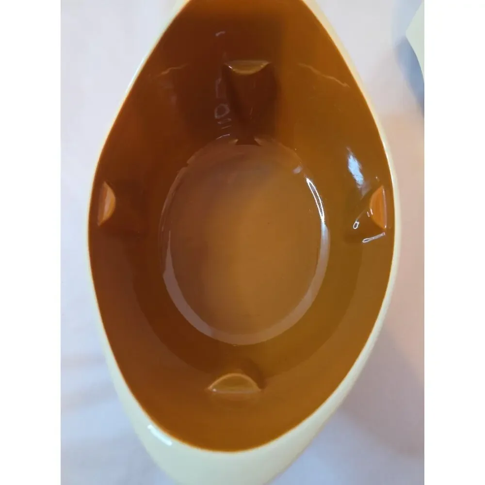 Vintage Mid Century Modern Taylor Smith Autumn Harvest Covered Casserole & Gravy
